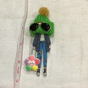 Cool brooch. Think Easter egg filler